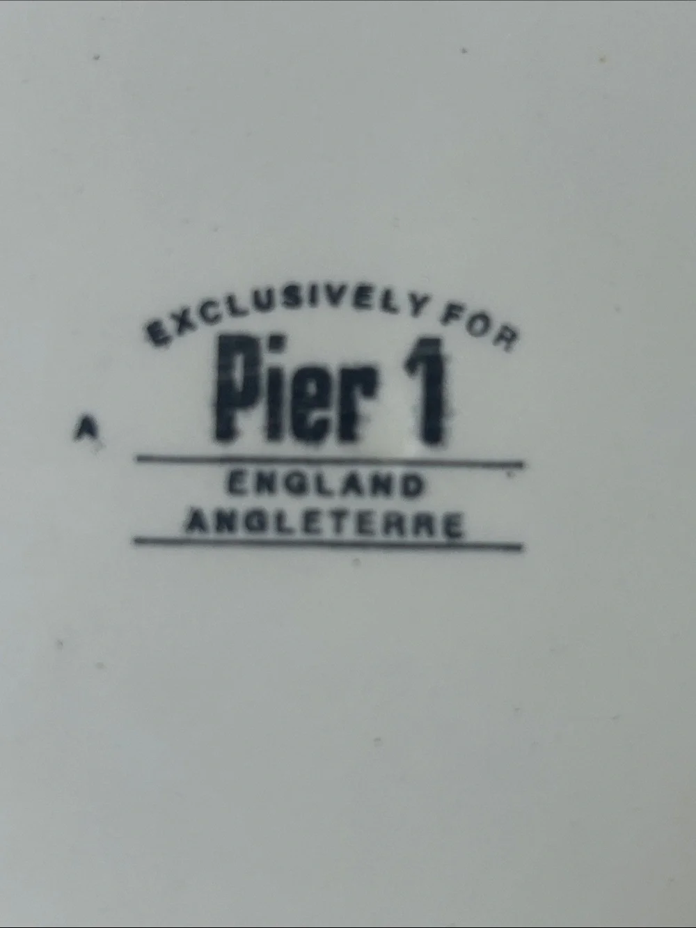 Pier 1 ‘Macintosh’ 10.25 inch Dinner Plate